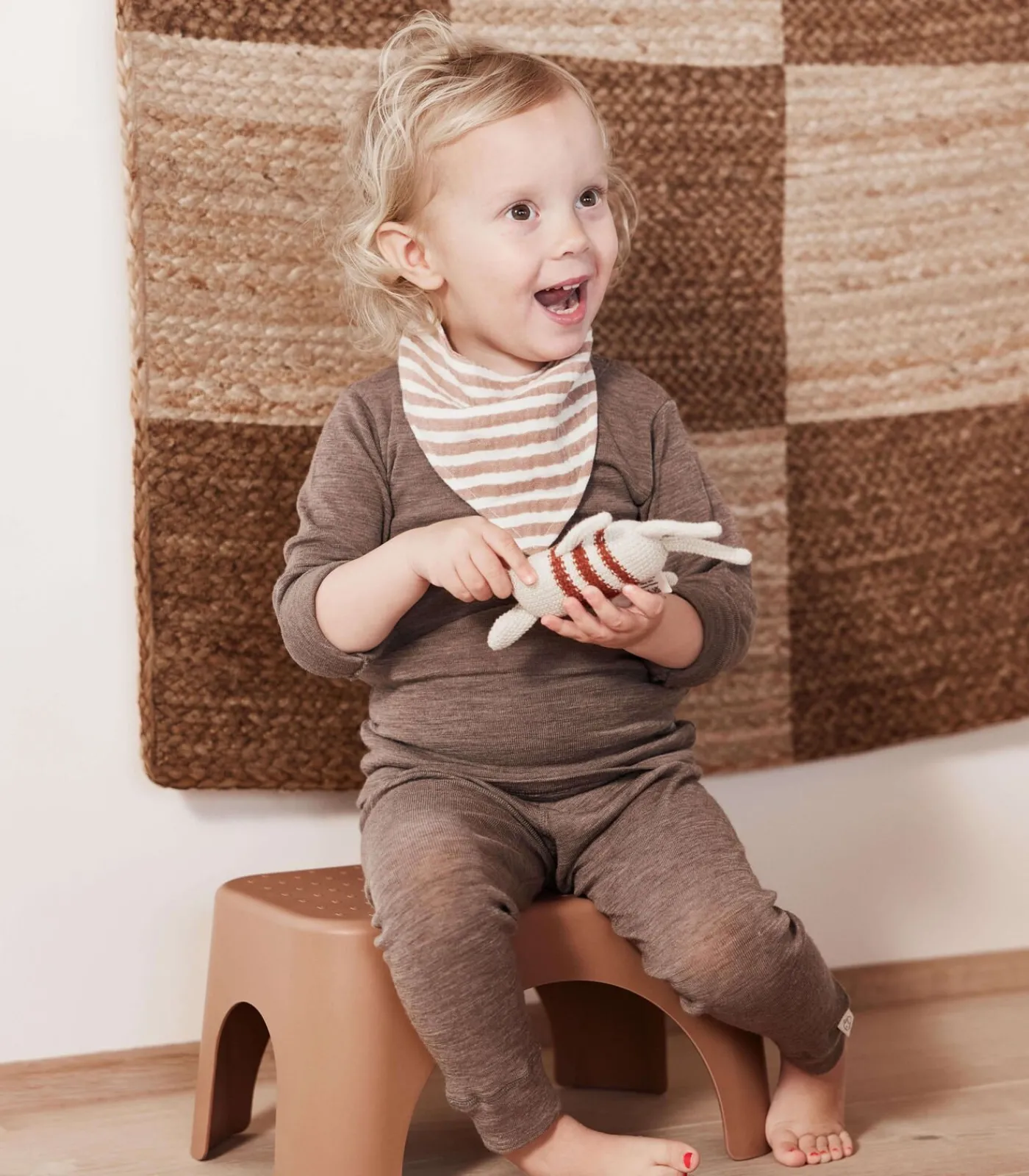 Kinderen OYOY Slabbetje Set van 2 van katoen