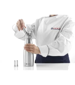 HENDI Slagroomspuit RVS 1 Liter