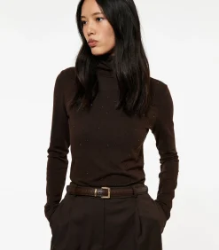 DAMES Koton Slanke Pasvorm Coltrui Lange Mouwen met Kralen