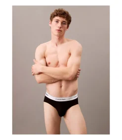 Heren Calvin Klein slip 3 pack icon cotton stretch hip briefs