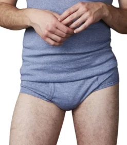 New slip basic cotton 1-1 rib jeans Heren Slips