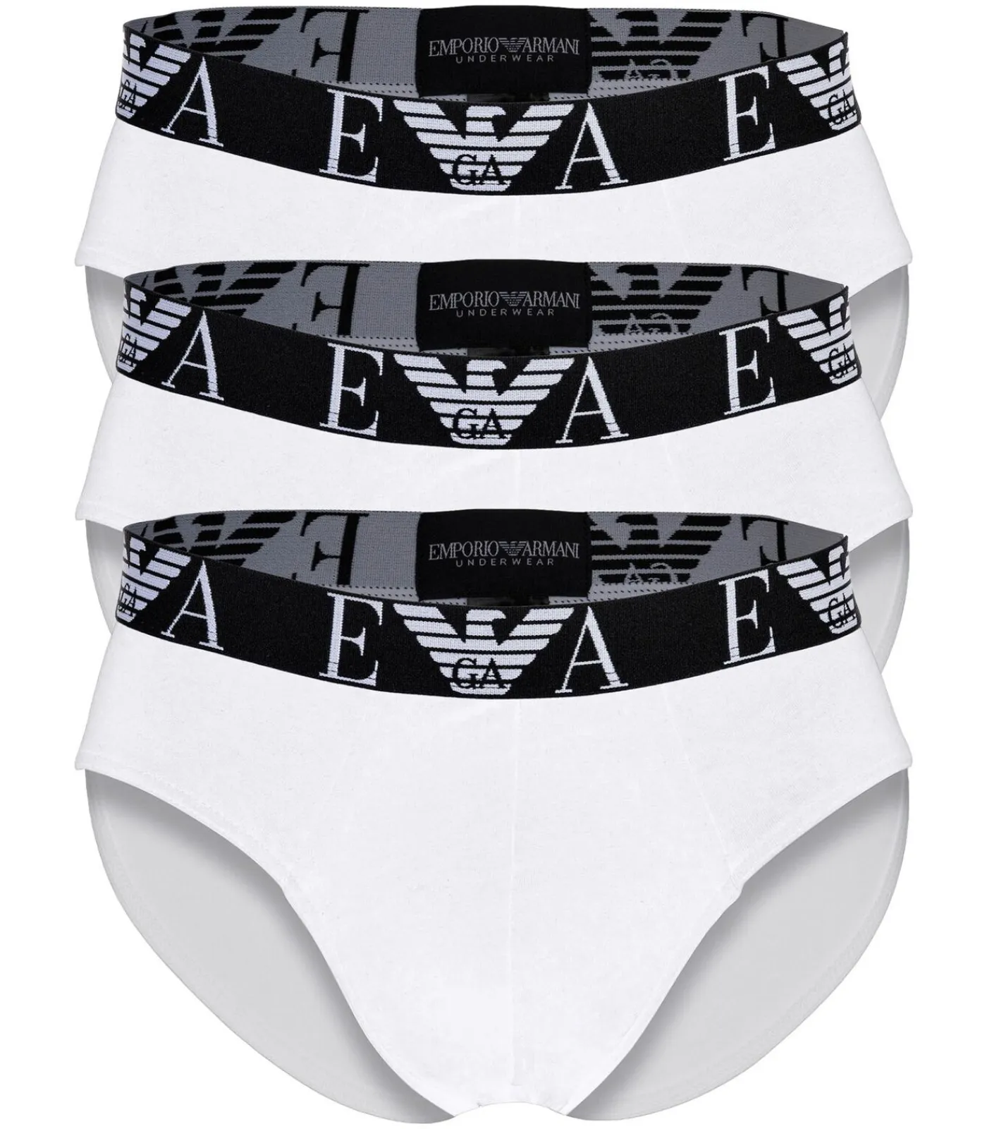 Heren Emporio Armani Slip Bold Monogram Set van 3