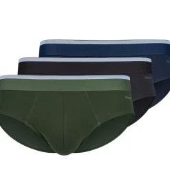 Online Slip Brasil-Slips Cotton Multipack Set van 3 Heren Slips