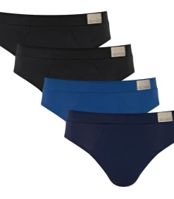 Outlet Slip GO Natural Brief C4P Verpakking van 4 Heren Slips