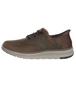 Heren Skechers Slip-Ins Memory Foam Orell Yates Leren Sneakers