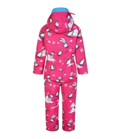 Hot SNOW ANIMALS - Sneeuwpak - Roze Kinderen Bodysuits & One-Pieces
