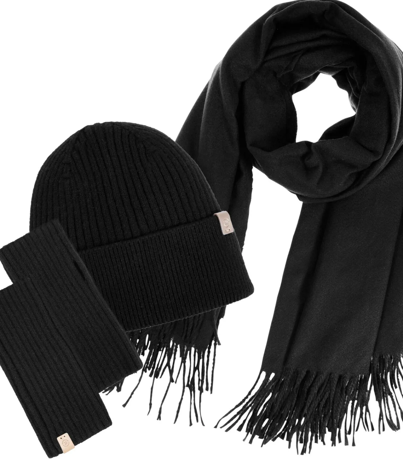 Clearance Soft Touch Knit Cap Zwart DAMES Hoeden & Petten