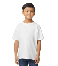 Hot SOFTSTYLE - T-shirt - Wit Kinderen T-Shirts & Polo's