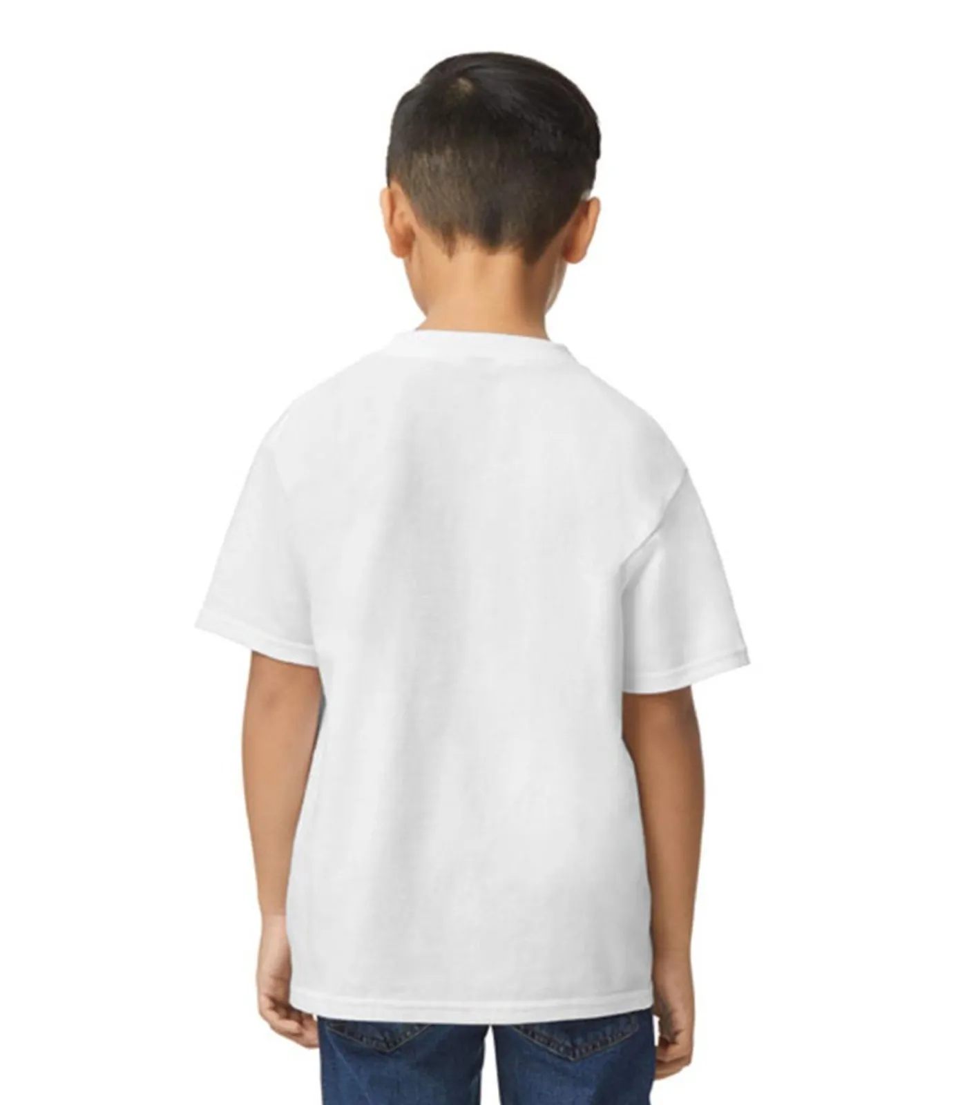 Hot SOFTSTYLE - T-shirt - Wit Kinderen T-Shirts & Polo's