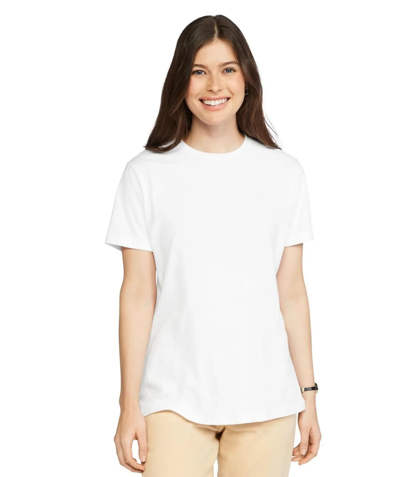 Discount SOFTSTYLE - T-shirt - Wit DAMES T-Shirts & Tops