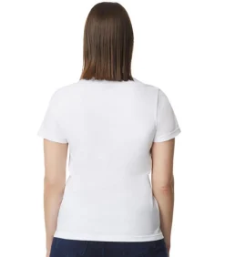 Hot SOFTSTYLE - T-shirt - Wit DAMES T-Shirts & Tops