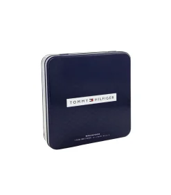 Heren Tommy Hilfiger sokken 4 paar tin giftbox sock navy