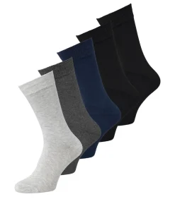 Online Sokken JACBASIC BAMBOO SOCK 5P Set van 5 Heren Sokken