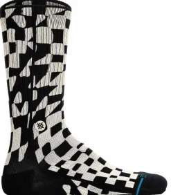 DAMES Stance Sokken Wave Check Crew Set van 1