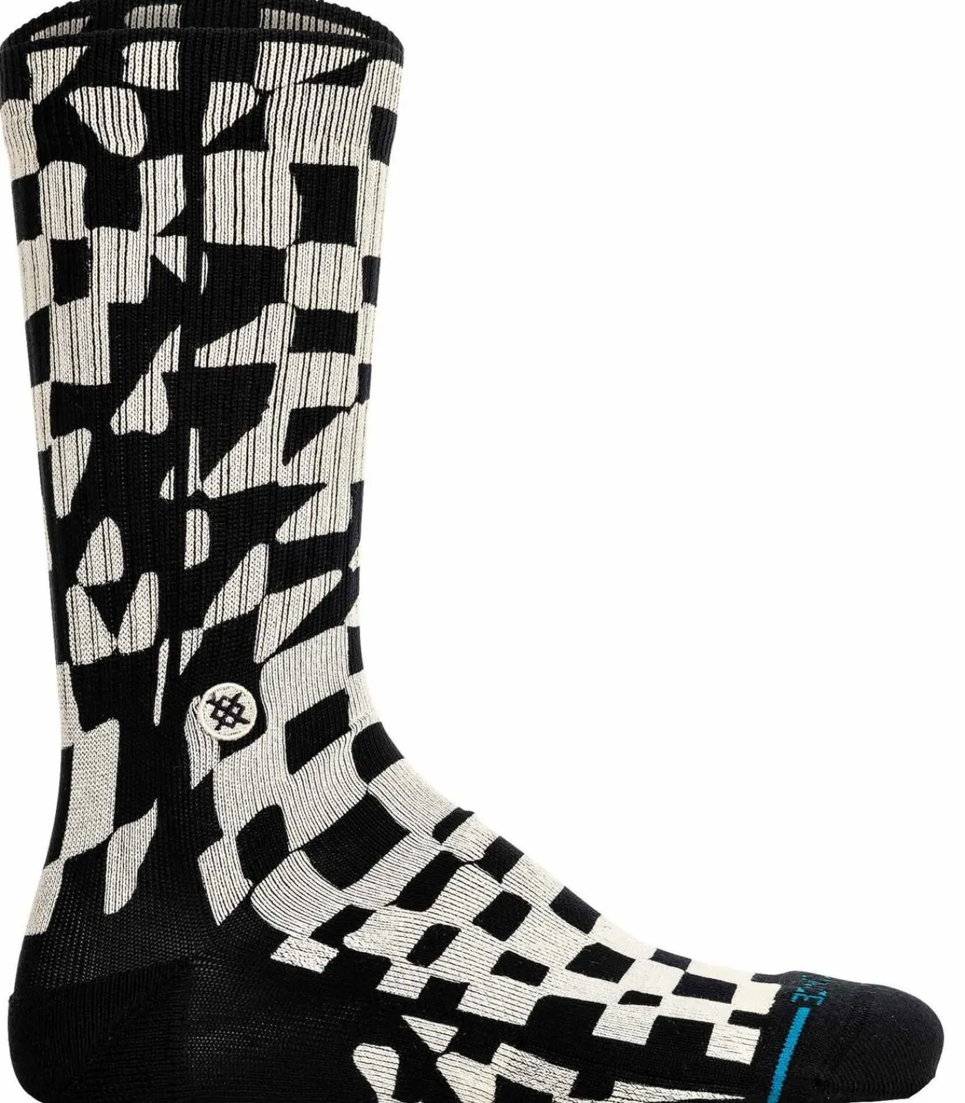 DAMES Stance Sokken Wave Check Crew Set van 1