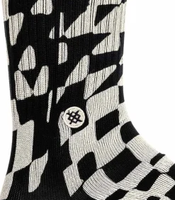 DAMES Stance Sokken Wave Check Crew Set van 1