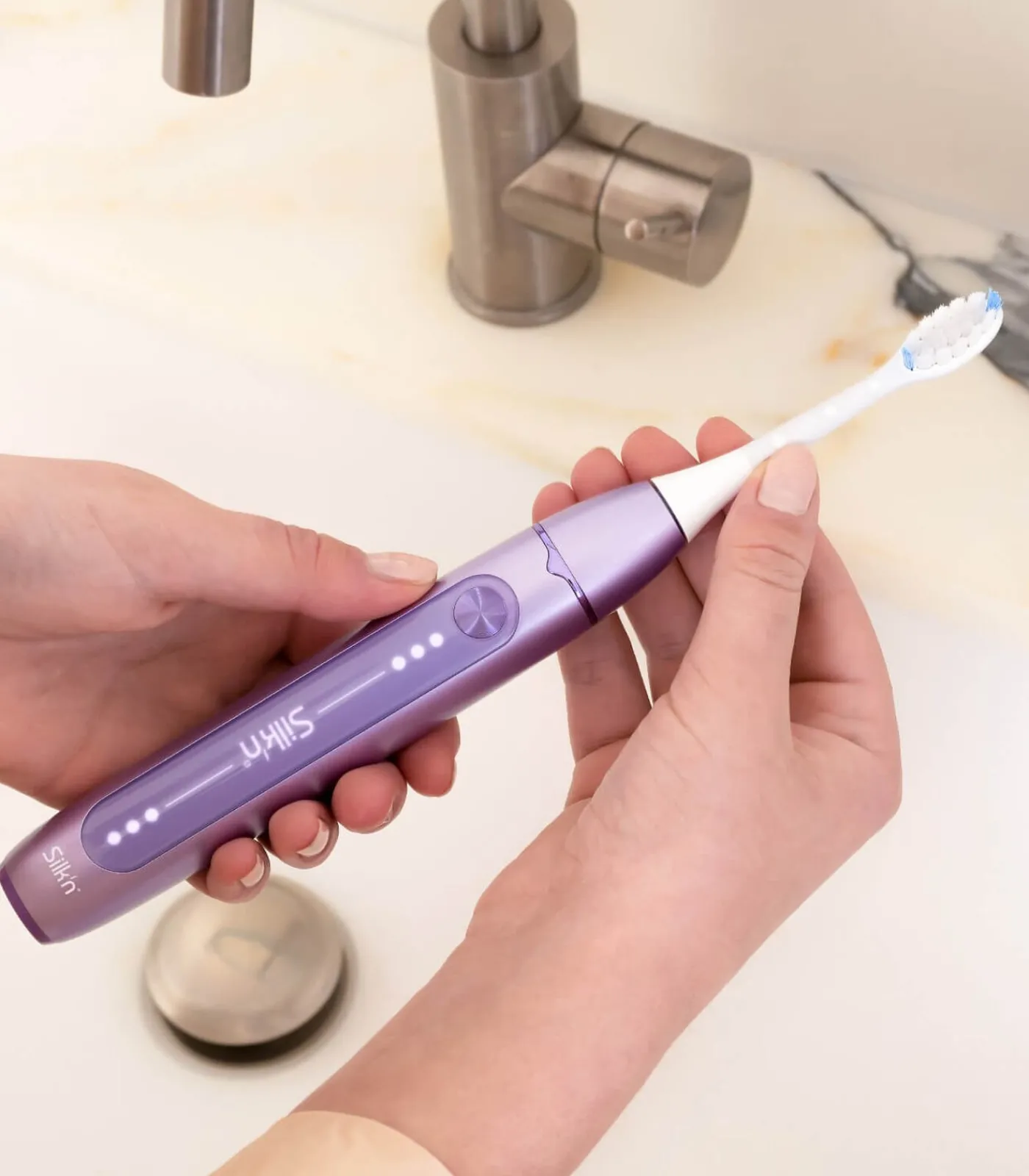Silk'n SonicYou Set - Mondverzorging - Elektrische Tandenborstel Lila