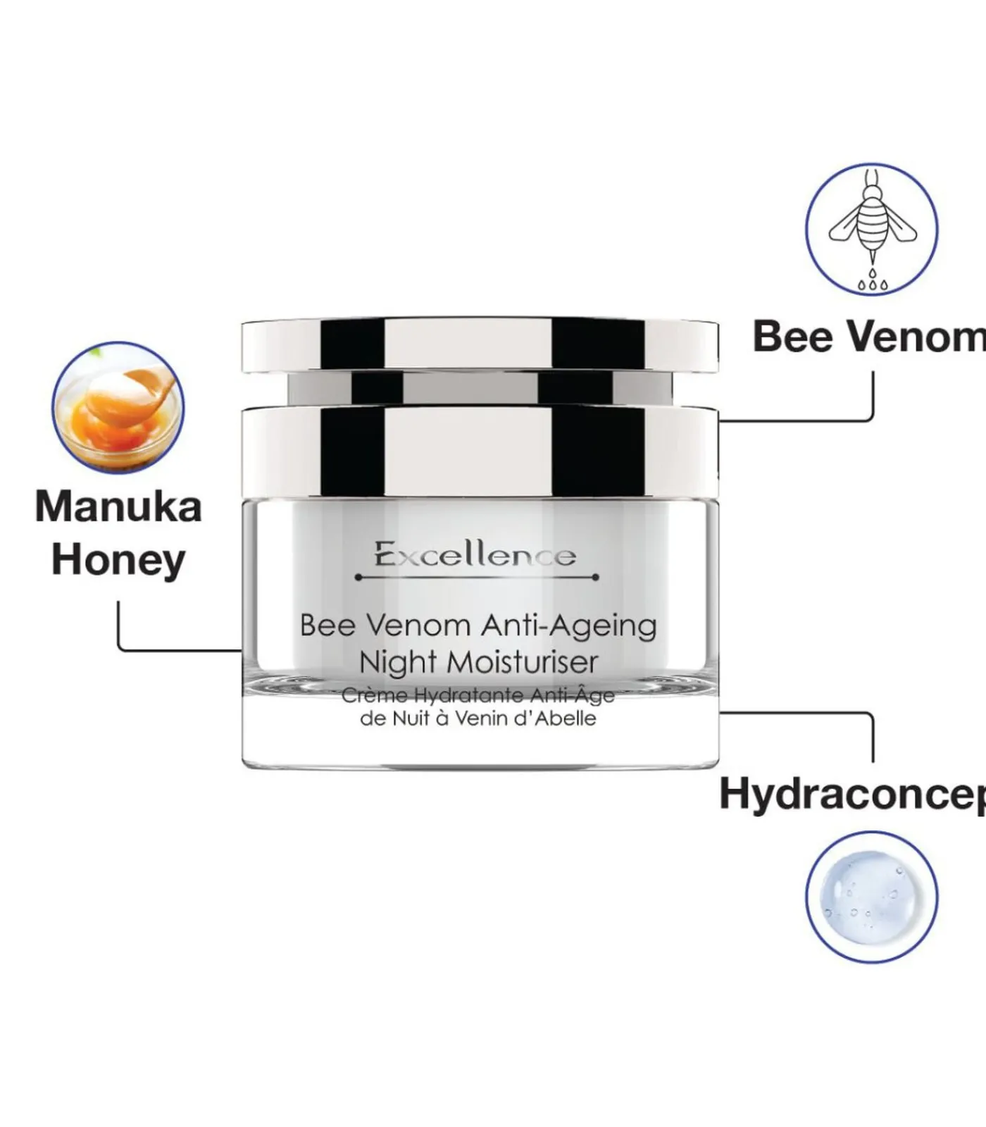 Best SP EXCELLENCE Bee Venom Anti-Ageing Nachtcrème 50ml Skincare