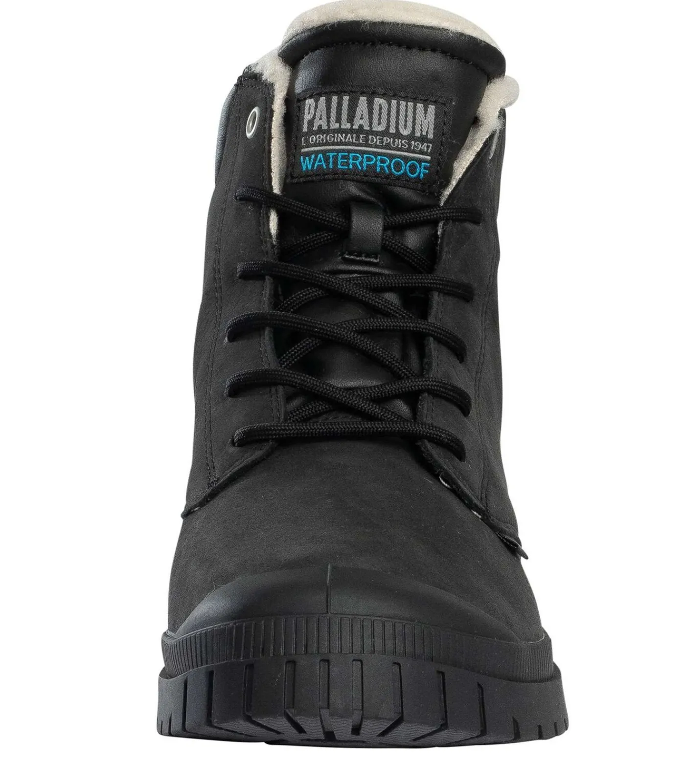 Heren Palladium SP20 Leren WP-Laarzen Met Manchetten