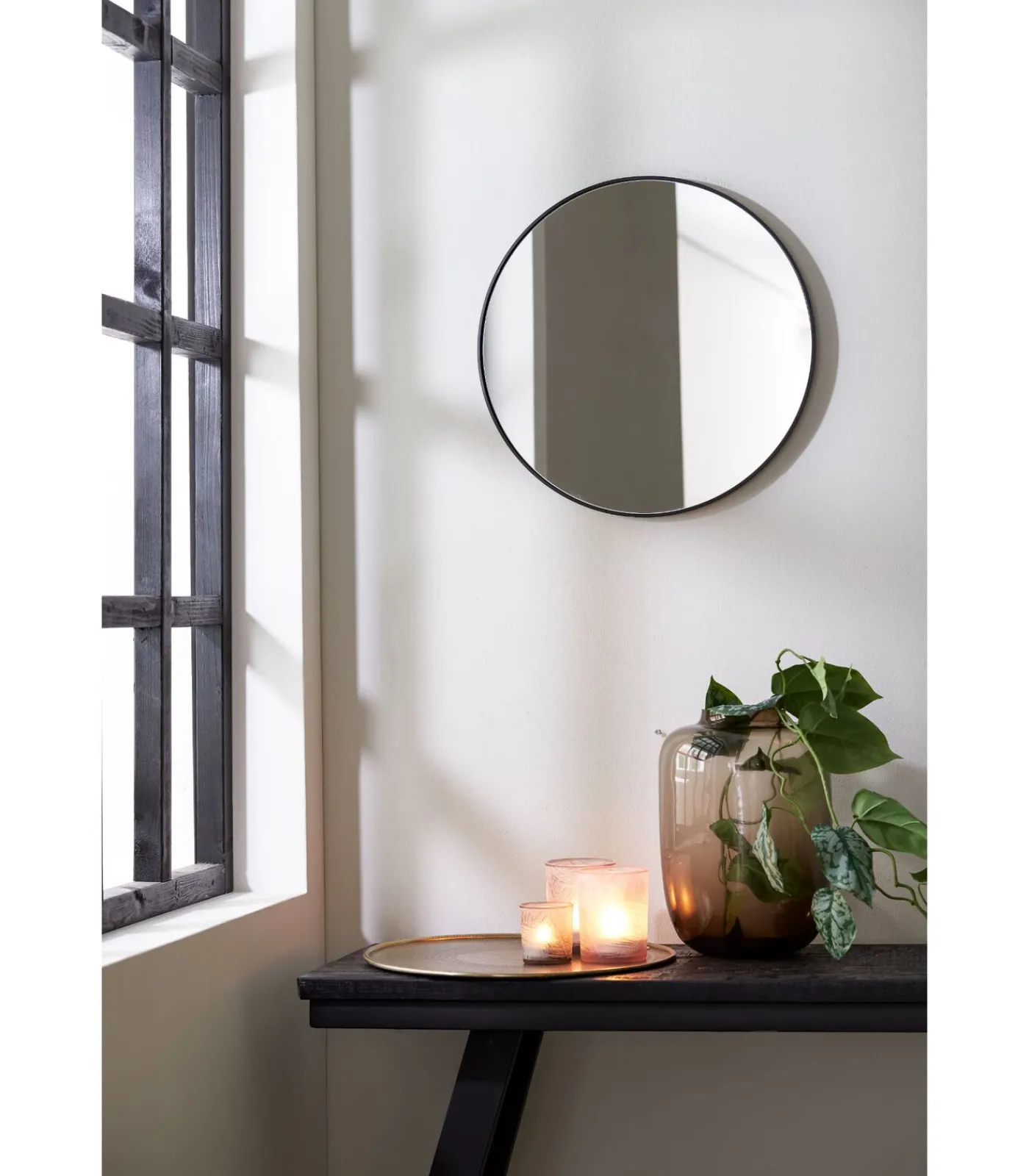 Light & Living Spiegel Espejo - Helder - Ø50cm