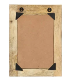 vidaXL Spiegel handgeschilderd 40x55 cm massief mangohout