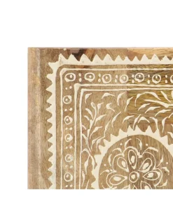 vidaXL Spiegel handgeschilderd 40x55 cm massief mangohout