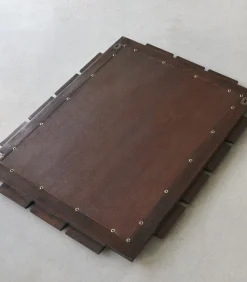 Tikamoon Spiegel in mindihout 100x80 cm Isaac