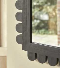 Tikamoon Spiegel in mindihout 75x75 cm Luca