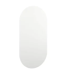 Outlet Spiegel met LED-verlichting ovaal 60x30 cm glas Spiegels