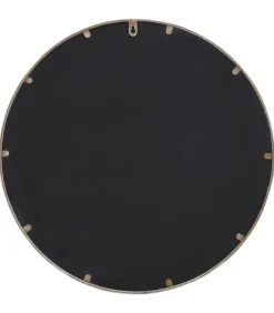 vidaXL Spiegel rond 40x4 cm ijzer zandkleurig