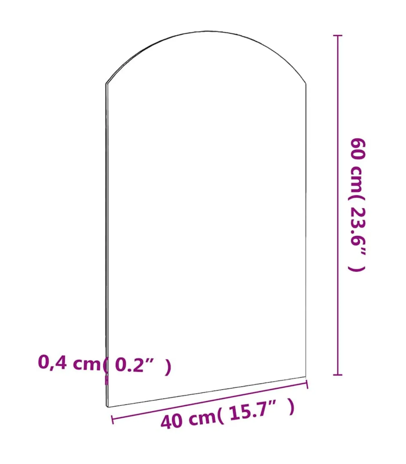 Best Spiegel 60x40 cm glas Spiegels