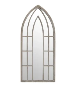 Hot Spiegel 100x45 cm ijzer zandkleurig Spiegels