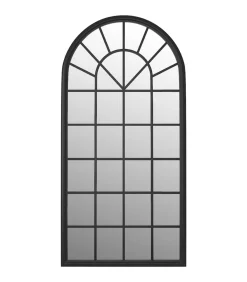 Hot Spiegel 90x45 cm ijzer zwart Spiegels