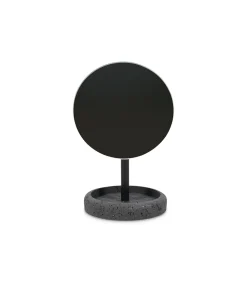 S|P Collection Spiegel 13xH23cm met houder antracite grey Suds