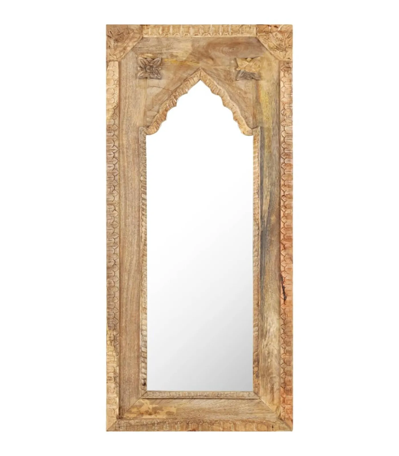 Hot Spiegel 50x3x110 cm massief mangohout Spiegels