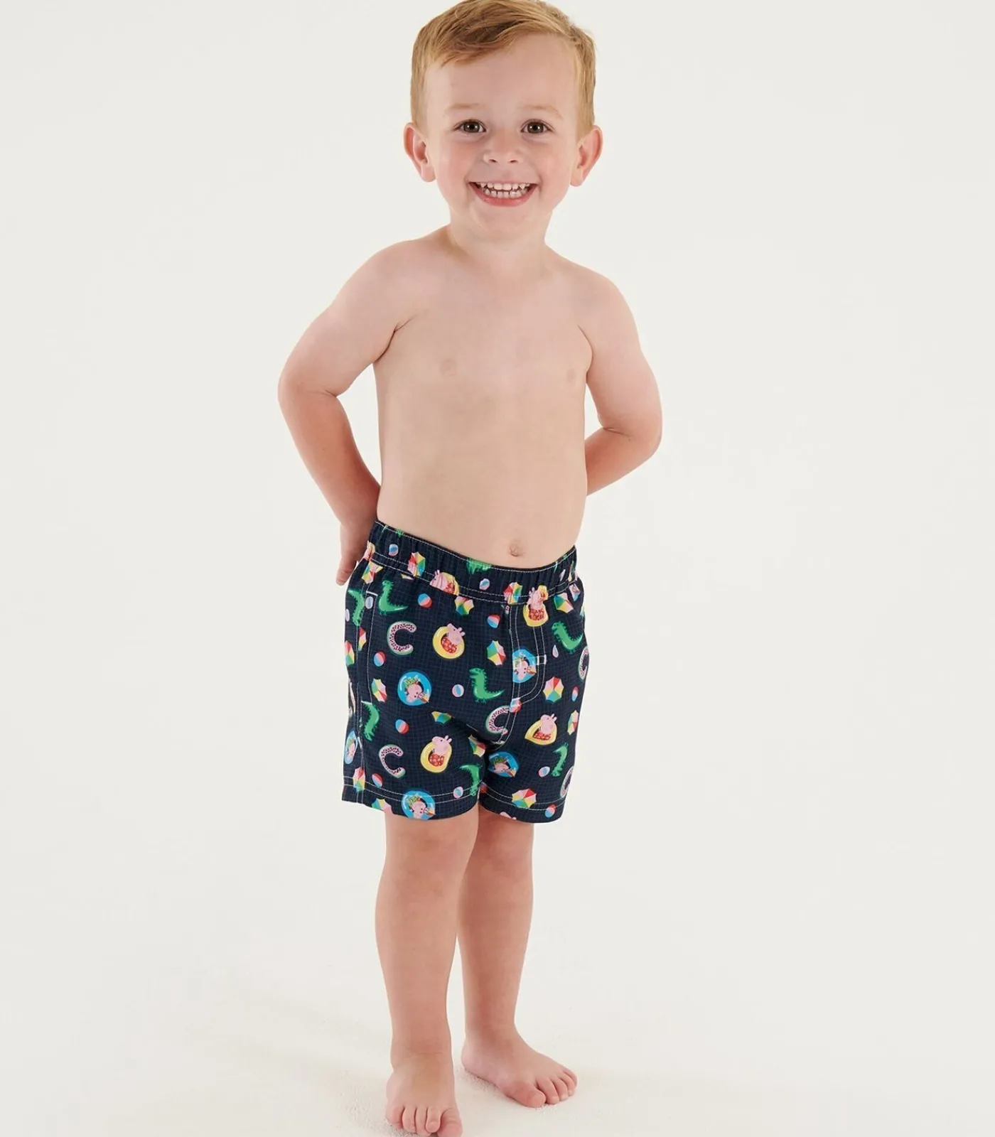 SPLASH - Zwembroek - Marineblauw Kinderen Badkleding