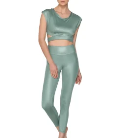 Discount Sport T-shirt met slipe mouwen FLEXFIT DAMES Sportkledij