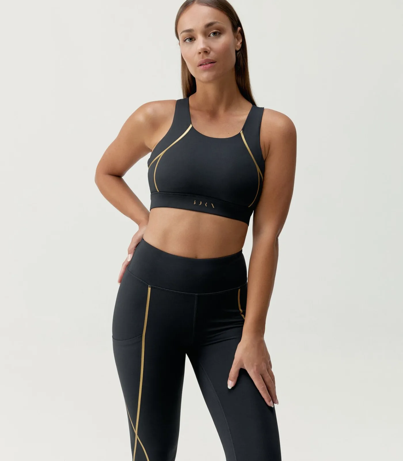 DAMES Born Living Yoga Sportbeha Gold