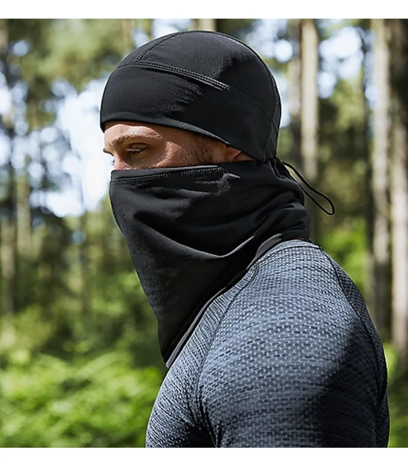 Heren Beechfield SPORTS TECH - Nek Warmer - Zwart