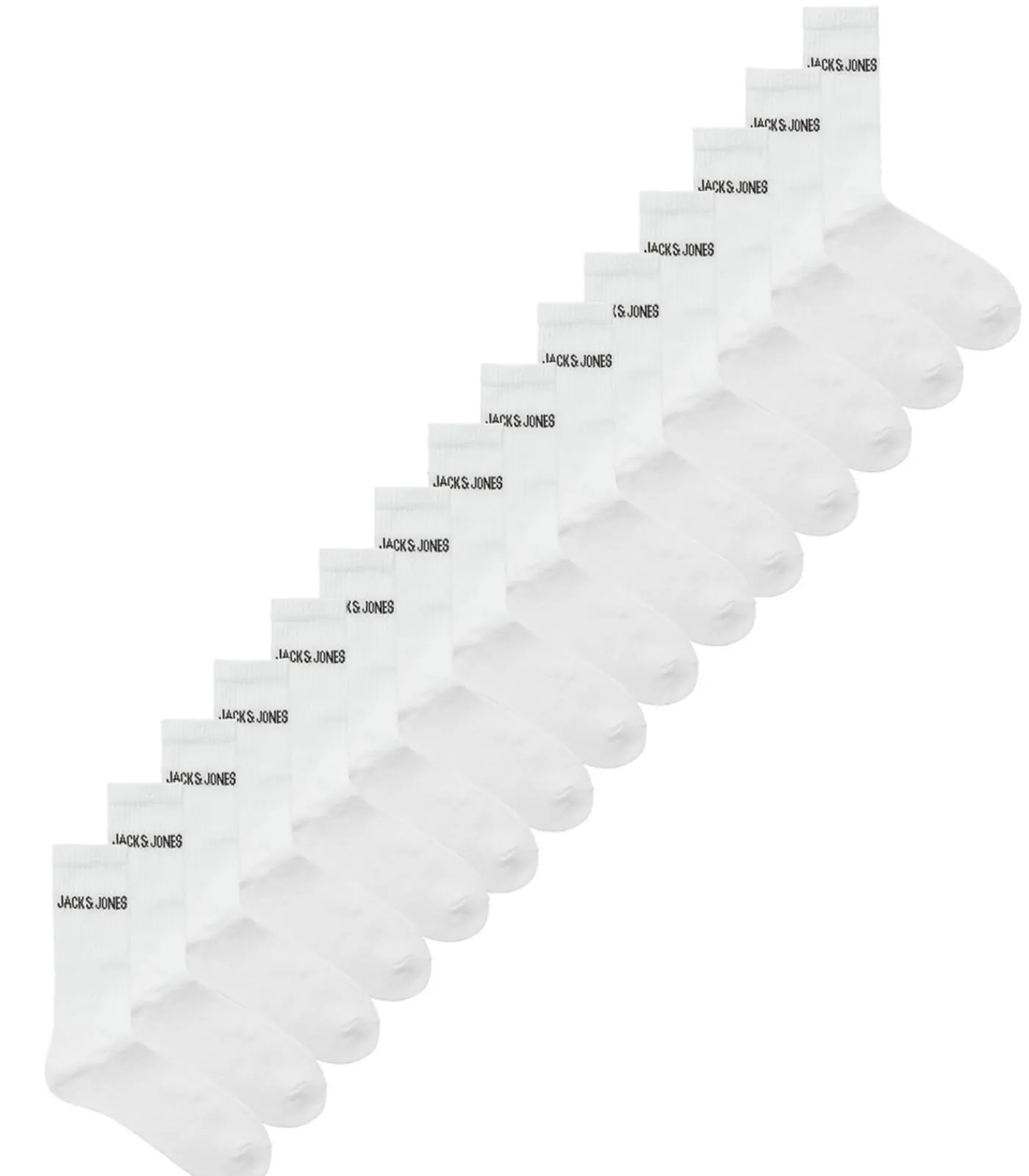 Hot Sportsokken Heren JACREGEN - 15 paar - Wit Heren Sokken
