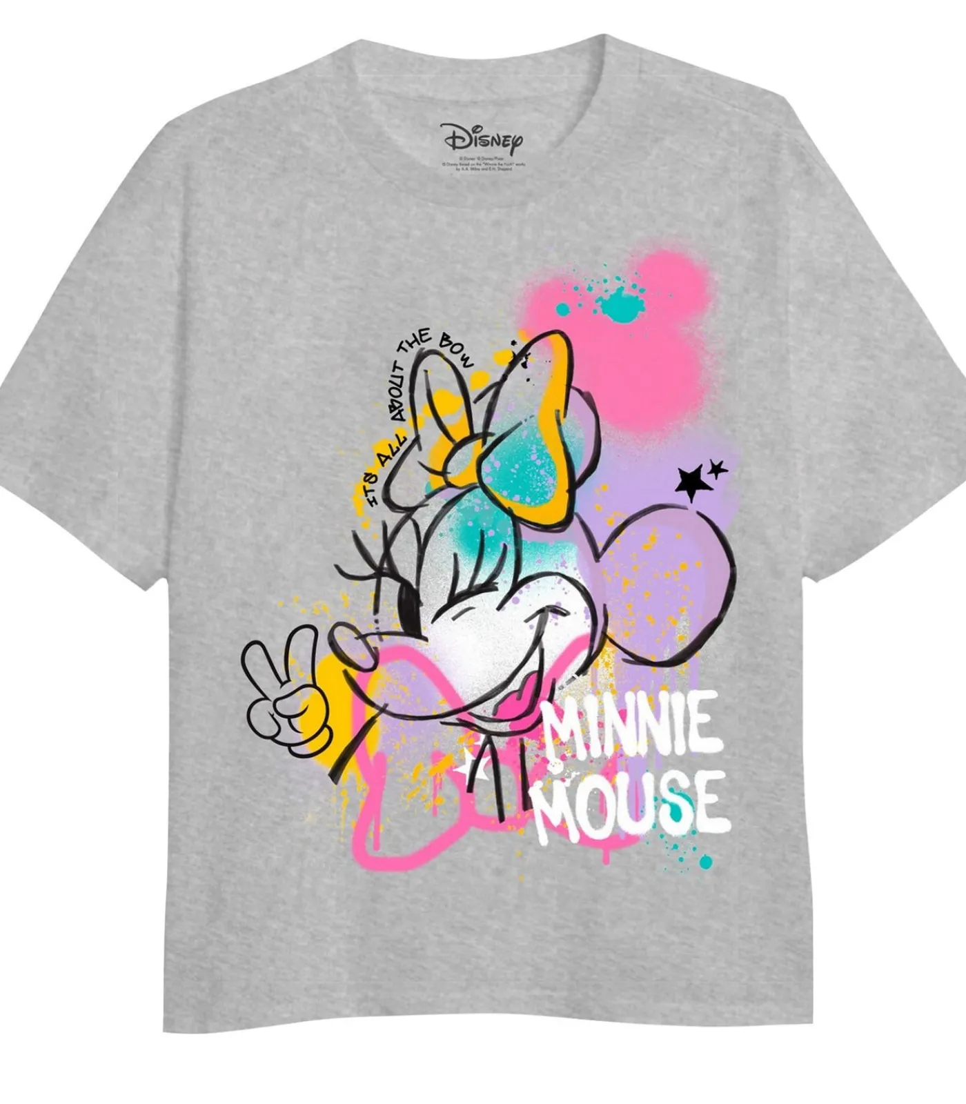 Discount SPRAY STENCIL - T-shirt - Grijs Kinderen Tops