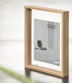 XLBoom SQUARE FLOATING Box 32 x 32 licht hout