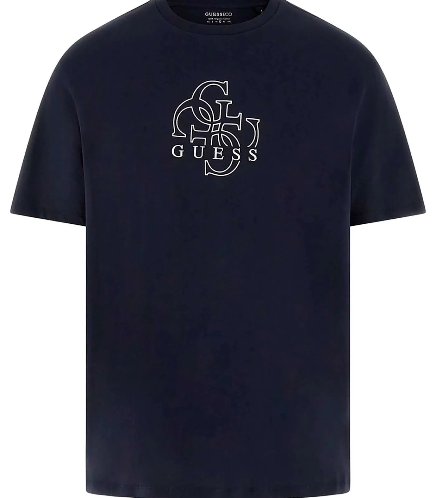 Heren GUESS Ss Bsc Basic Quattro G Tee