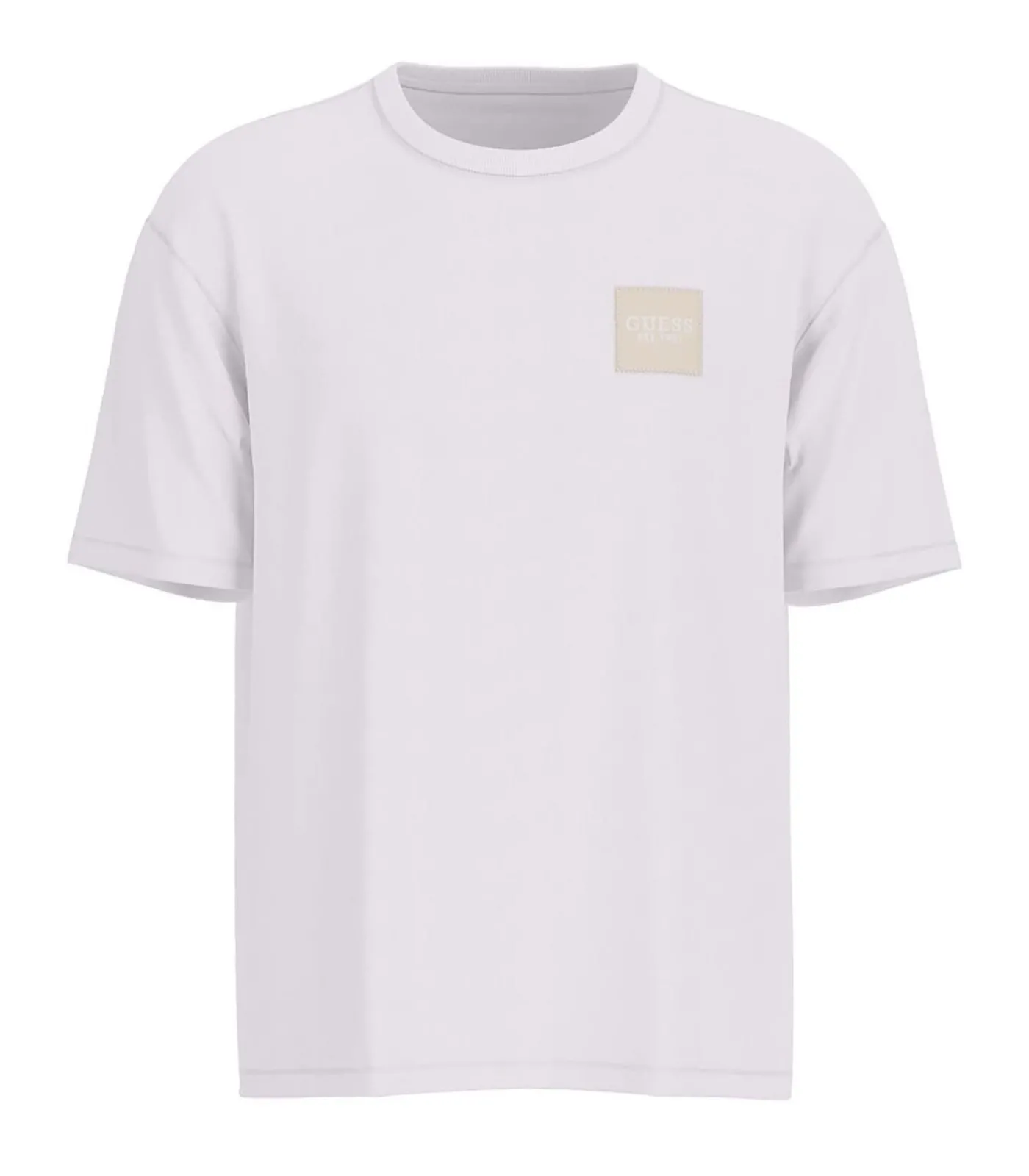 Heren GUESS Ss Cn Patch At Chest Tee