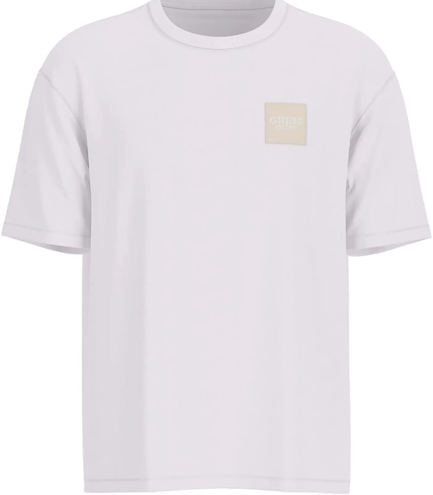 Heren GUESS Ss Cn Patch At Chest Tee