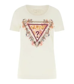 Sale Ss Triangle Flowers Tee DAMES T-Shirts & Tops