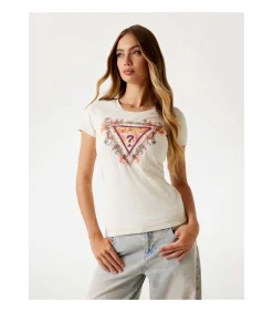 Sale Ss Triangle Flowers Tee DAMES T-Shirts & Tops