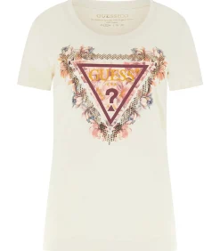 Sale Ss Triangle Flowers Tee DAMES T-Shirts & Tops