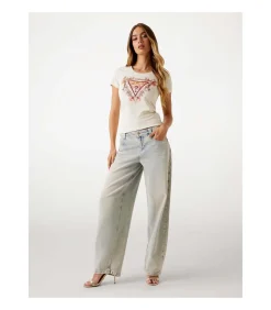 Sale Ss Triangle Flowers Tee DAMES T-Shirts & Tops