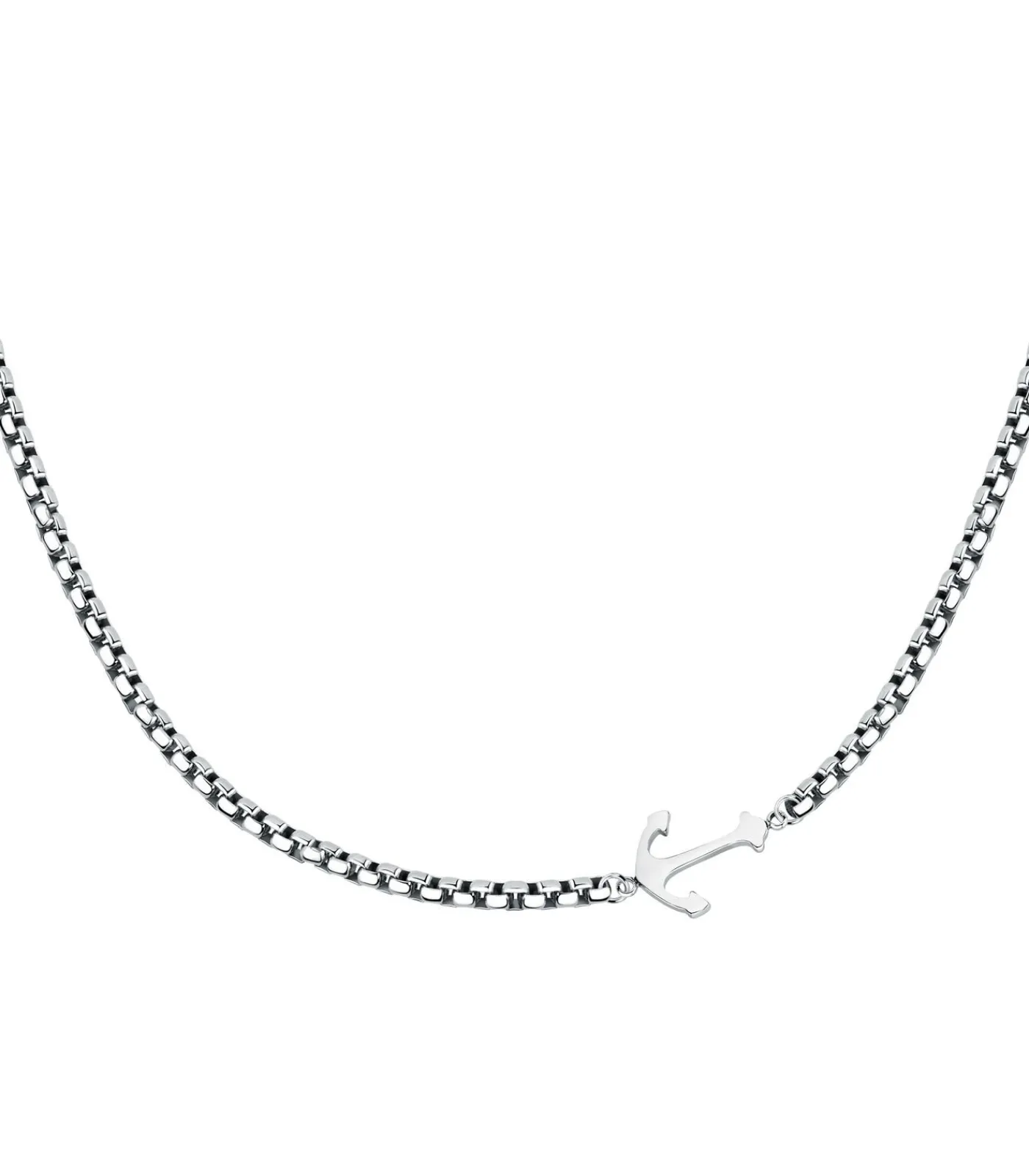 New Stalen halsketting, emaille MARINE Heren Kettingen